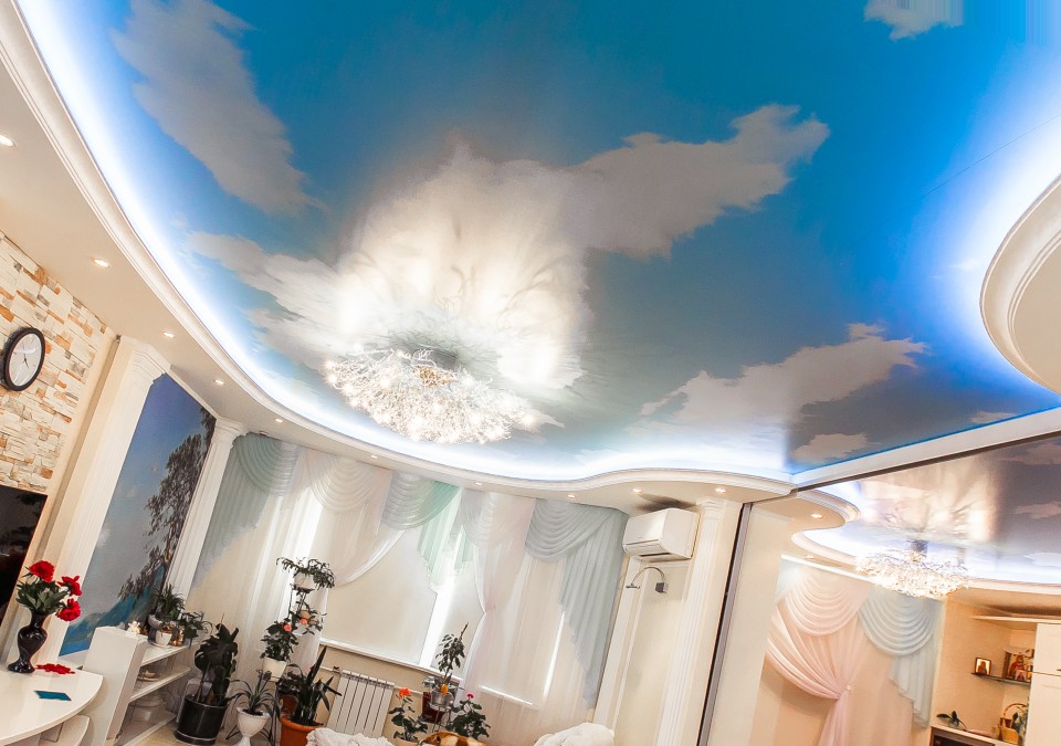 Заказать потолок с фотопечатью в г. Велиж