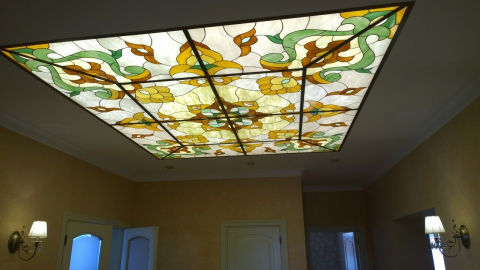 Заказать световой потолок с фотопечатью в г. Велиж